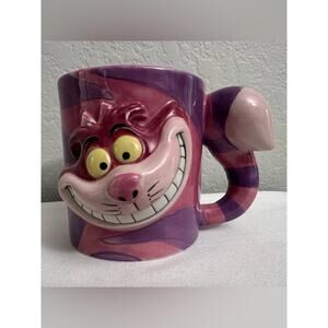 Disney Alice In Wonderland Cheshire Cat 3D Sculpted Large Cofee Mug 18-20oz
